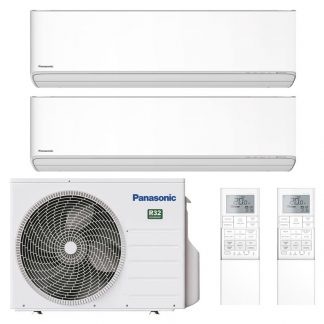Panasonic CU2TZ41TBE912RZZKEW Condizionatore Fisso Dual 2 Unita Interne Etherea
