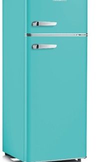 Severin RKG8934 Turchese Frigorifero Doppia Porta 206 Litri Statico Stile Retro