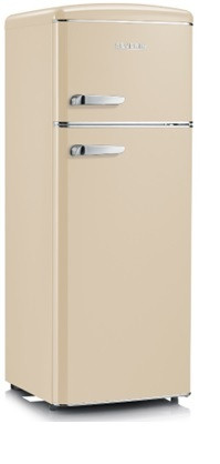 Severin RKG8933 Crema Frigorifero Doppia Porta 206 Litri Statico Stile Retro