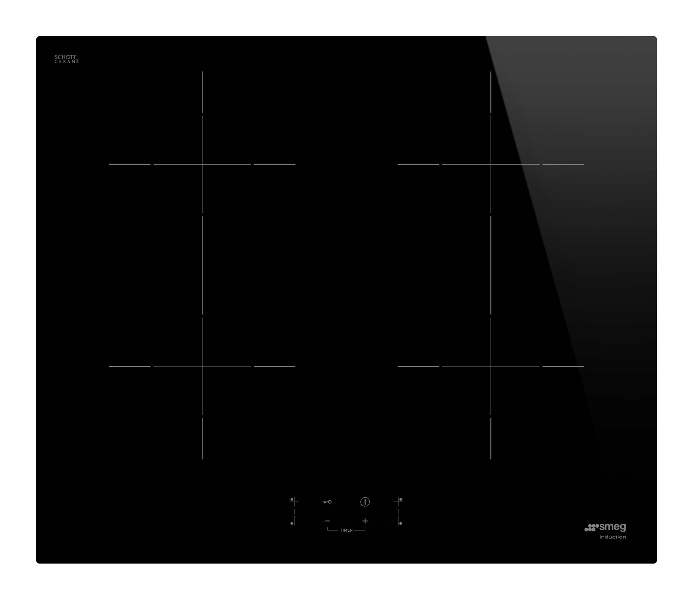 Smeg SIB2641D Piano Cottura Induzione 60CM 4 Zone