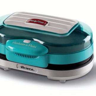 Ariete Hamburger Maker Party Time Celeste Piastra Elettrica 1200W