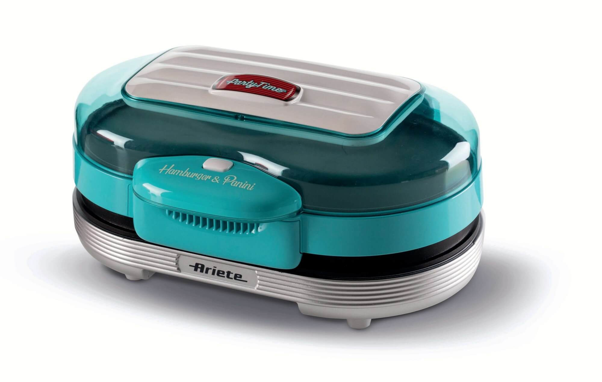 Ariete Hamburger Maker Party Time Celeste Piastra Elettrica 1200W