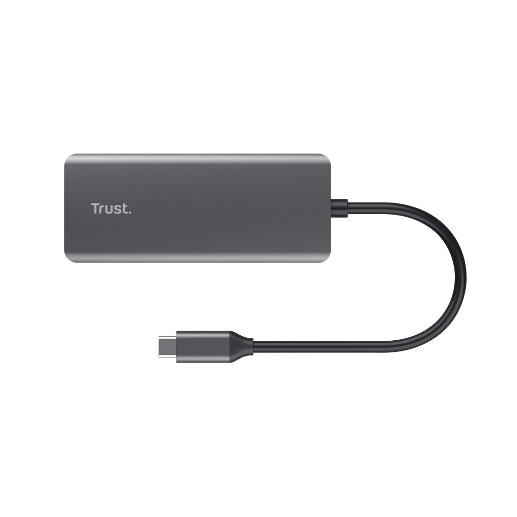 Trust Dalyx Adattatore in Alluminio Multiporta 6-in-1 HDMI-2USB-C-2USB