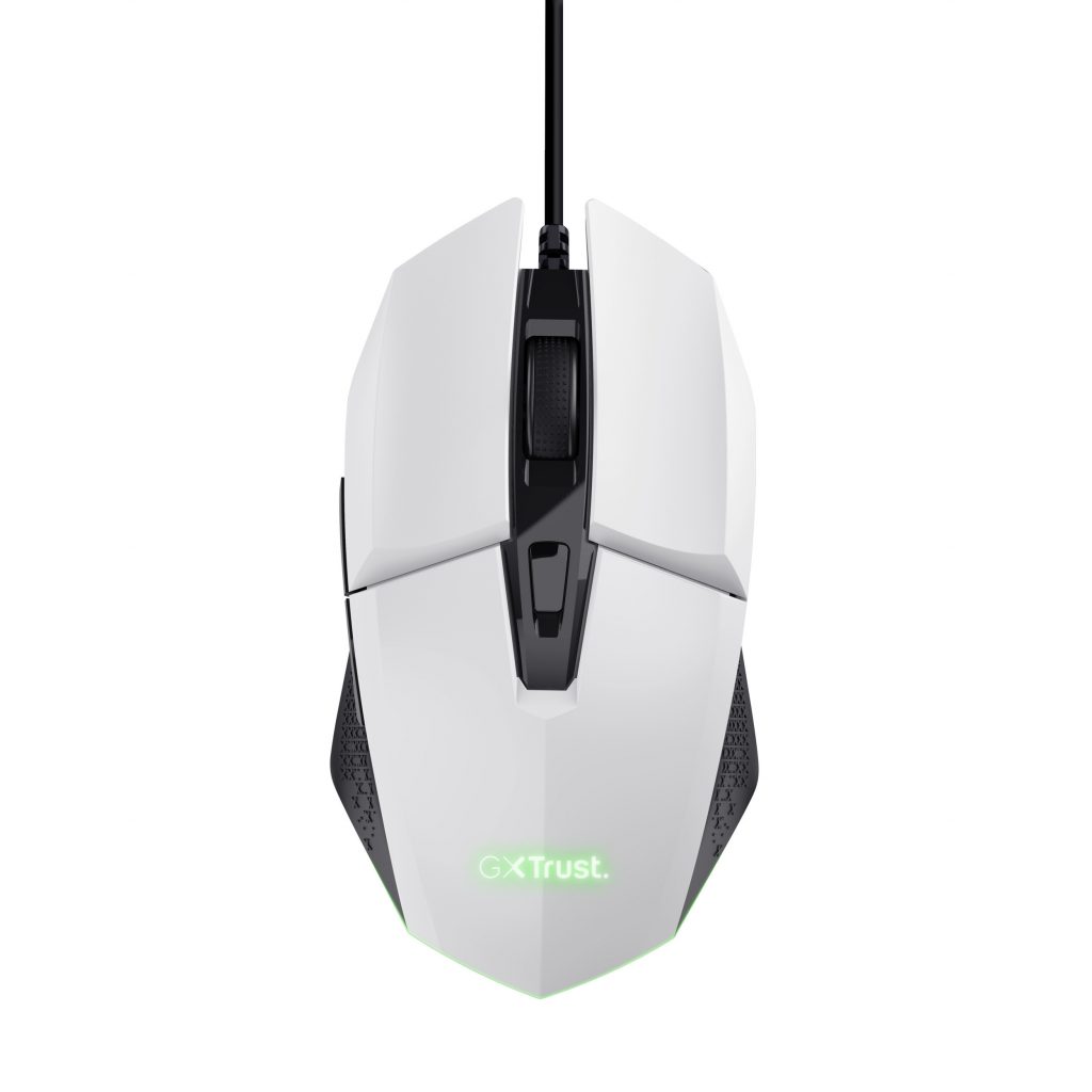 Trust GXT109 Mouse Wired Gaming Illuminato Felox Bianco