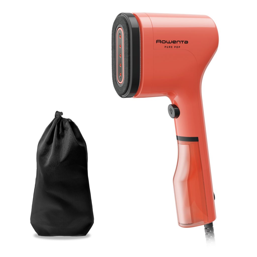 Rowenta Pure Pop Coral DR2022D1 Stiratore Verticale con Spazzola Levapelucchi