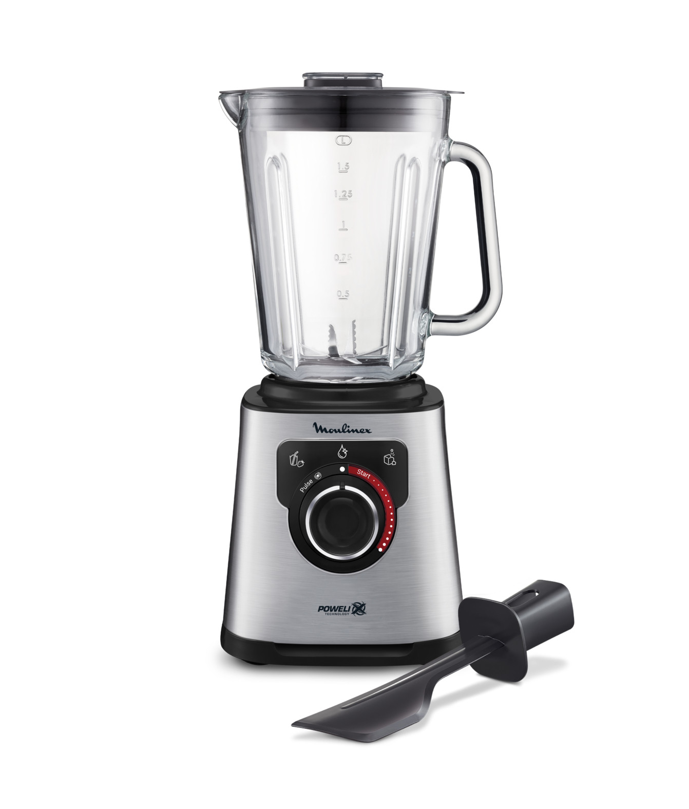 Moulinex PerfectMix Plus LM871D Frullatore 1200W con Bicchiere da 2 Litri