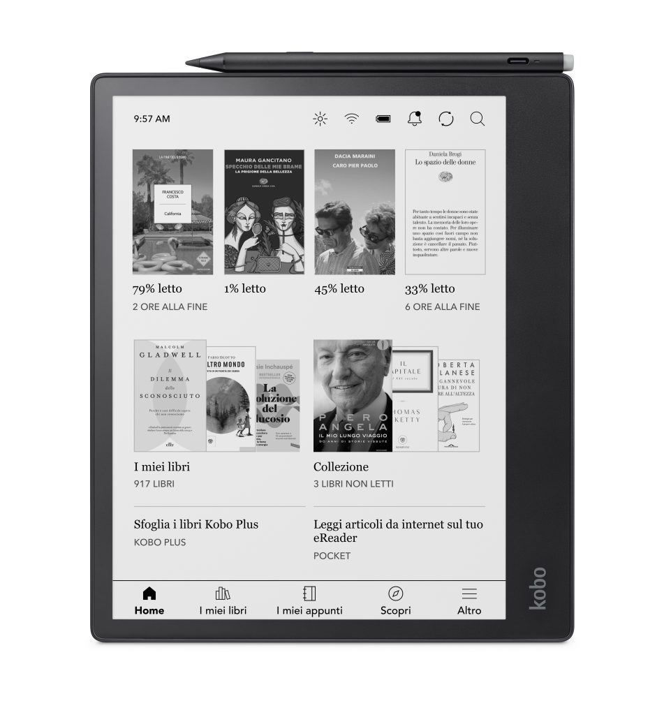 Kobo Elipsa 2E Ebook 10.3 Pollici Touch Wi-Fi con Pennino Stylus 2