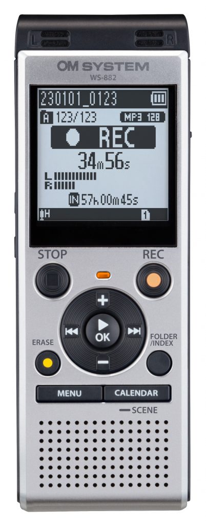 Olympus WS882 Registratore Portatile Grigio 4Gb Mp3