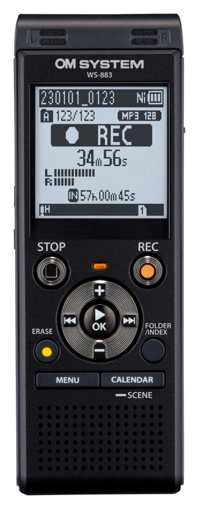 Olympus WS883 Registratore Portatile Nero 8Gb Mp3