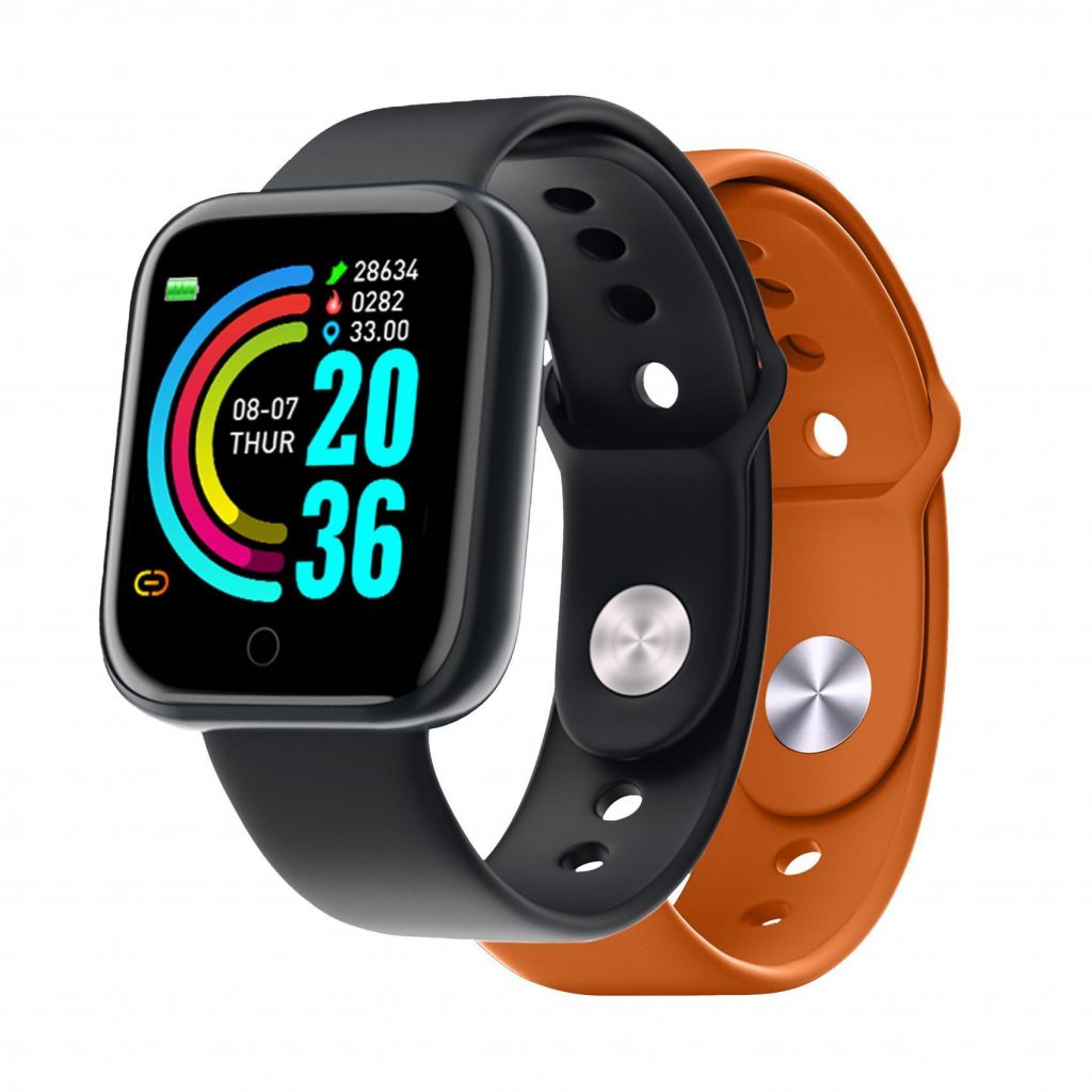 Celly TRAINERBEATOR Orange Smartwatch 1.44 Pollici Monitoraggio Battito Ossigeno