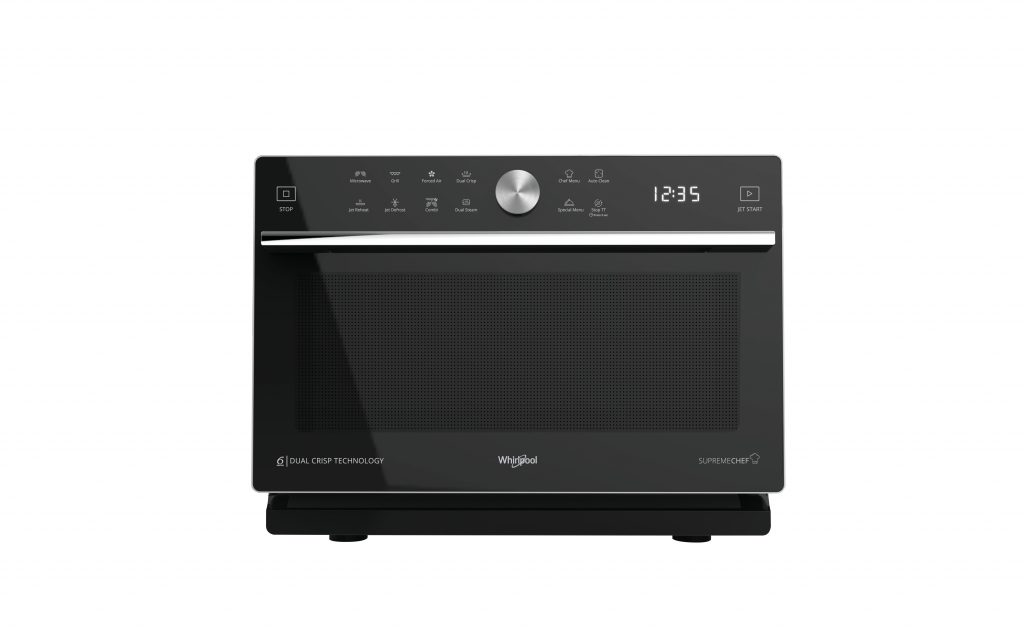 Whirlpool MWSC933SB Forno Microonde Combinato 33 Litri Grill e Vapore Black