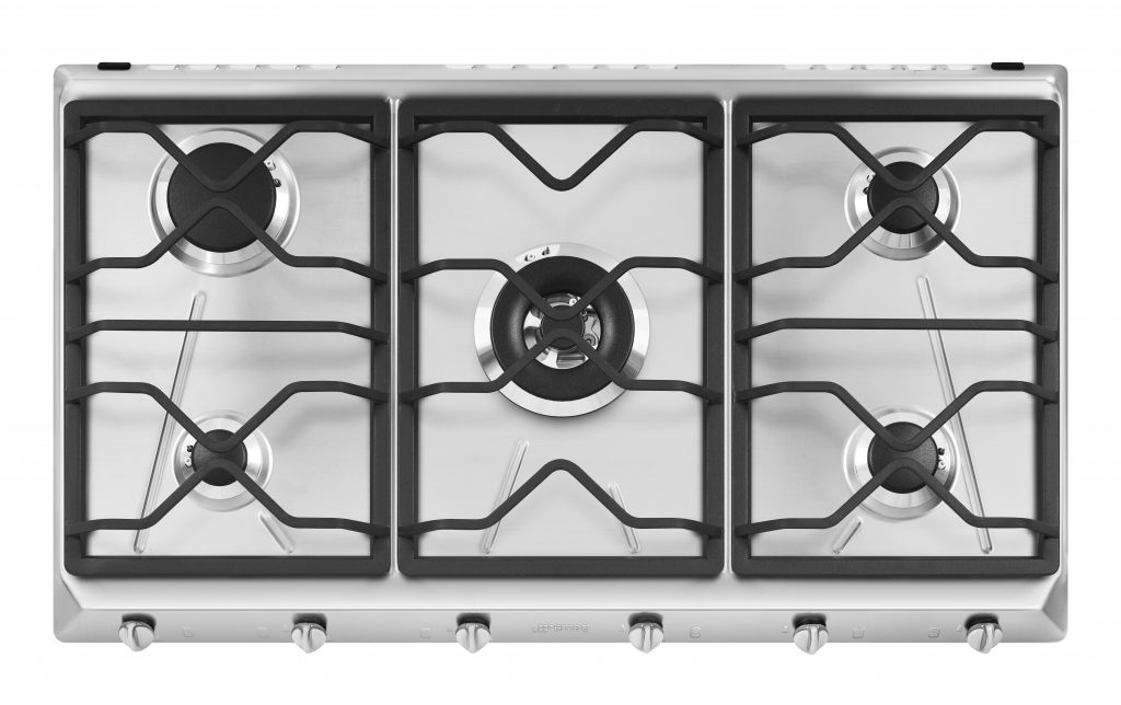 Smeg SRV596O Piano Cottura a Gas 90CM 5 Fuochi Griglie Smaltate