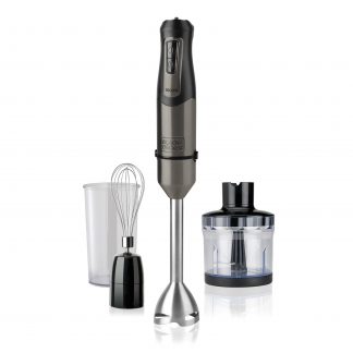 Black & Decker BXHBA1200E Frullatore a Immersione 1200W con Accessori