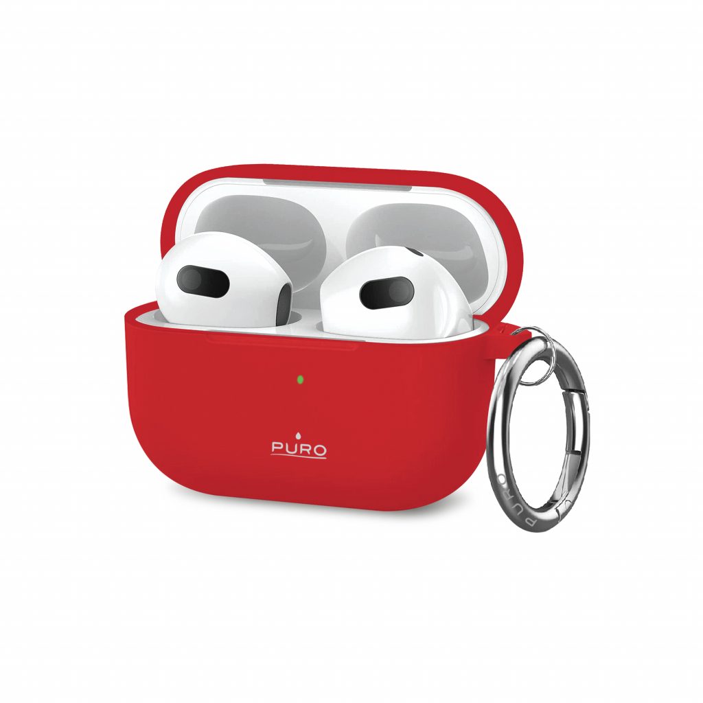 SBS Custodia Rossa Icon Silicone Per Airpods 3