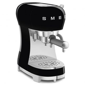 Smeg ECF02BLEU Black Macchina Caffe Espresso in Polvere Manuale 1350W Anni 50