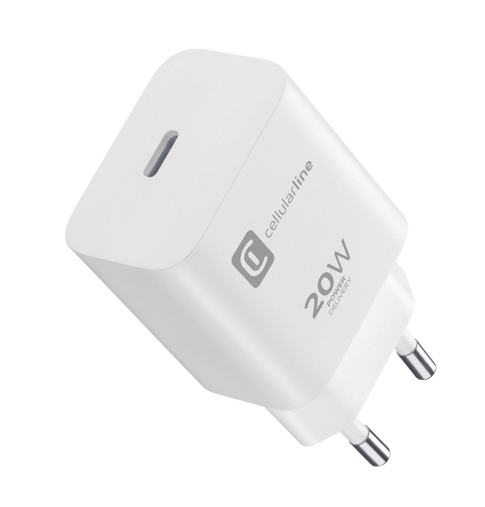 Cellular Line ACHIPHUSBCPD20SMLW USB-C Charger 20W per iPhone