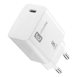 Cellular Line ACHSMUSBCPD25WSMLW Caricabatterie Bianco 25W