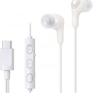 JVC HAFR9UCWU Gumy Connect Bianco Cuffie Auricolari a Filo USB-C con Telecomando