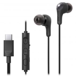 JVC HAFR9UCBU Gumy Connect Nero Cuffie Auricolari a Filo USB-C con Telecomando