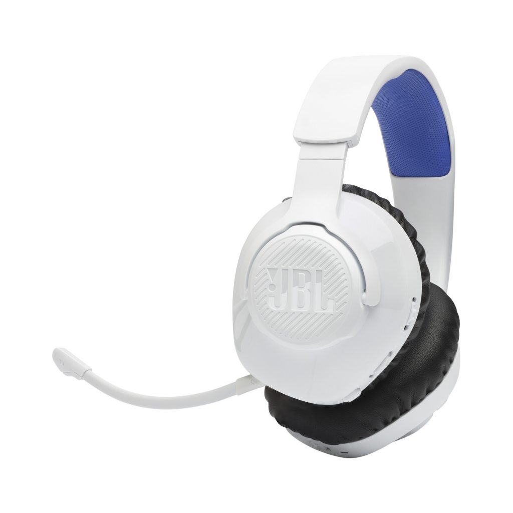 JBL Quantum 360P White Cuffia Gaming Wireless per PC e Console con Microfono