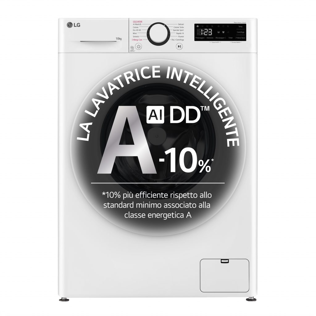 LG F4R3010NSWW Lavatrice Carica Frontale 10kg 1400 Giri Wi-Fi