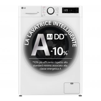 LG F4R3010NSWW Lavatrice Carica Frontale 10kg 1400 Giri Wi-Fi