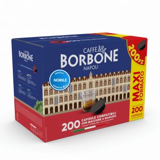 Caffe Borbone 200 Capsule Caffe Compatibile A Modo Mio Miscela Nobile