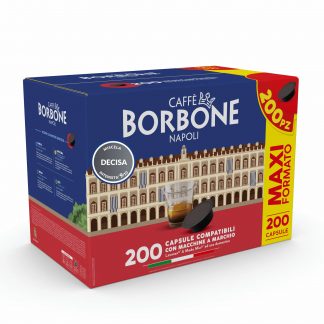 Caffe Borbone 200 Capsule Caffe Compatibile A Modo Mio Miscela Decisa