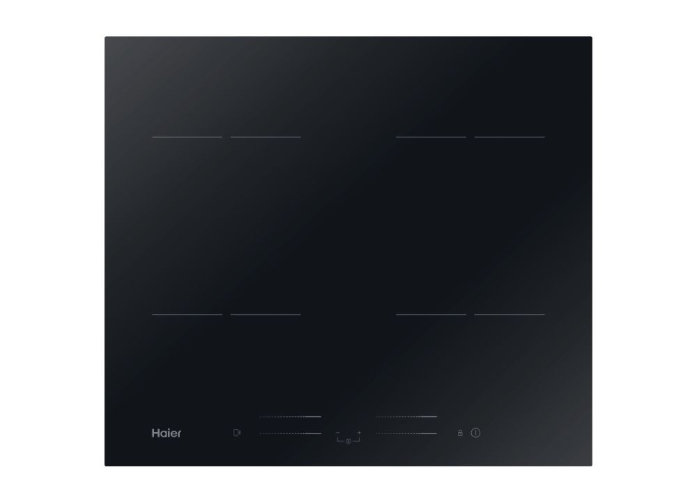 Haier HAISJ64MC Piano Cottura a Induzione Nero 60Cm 4 Zone