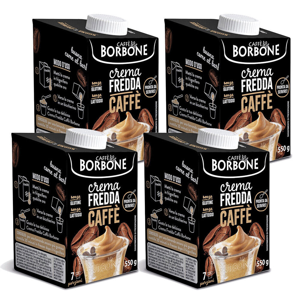 Caffe Borbone 4 Confezioni Crema Caffe Fredda Scadenza 06-03-2025