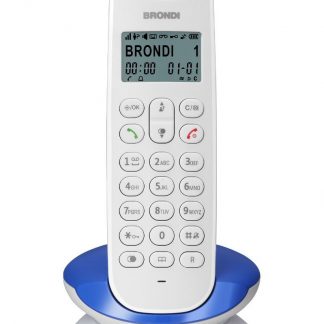 Brondi Lotus Bianco-Blu Cordless ECO DECT