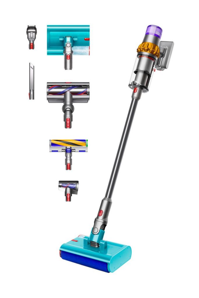 Dyson V15s Detect Submarine Scopa Elettrica e Lavapavimenti con Accessori