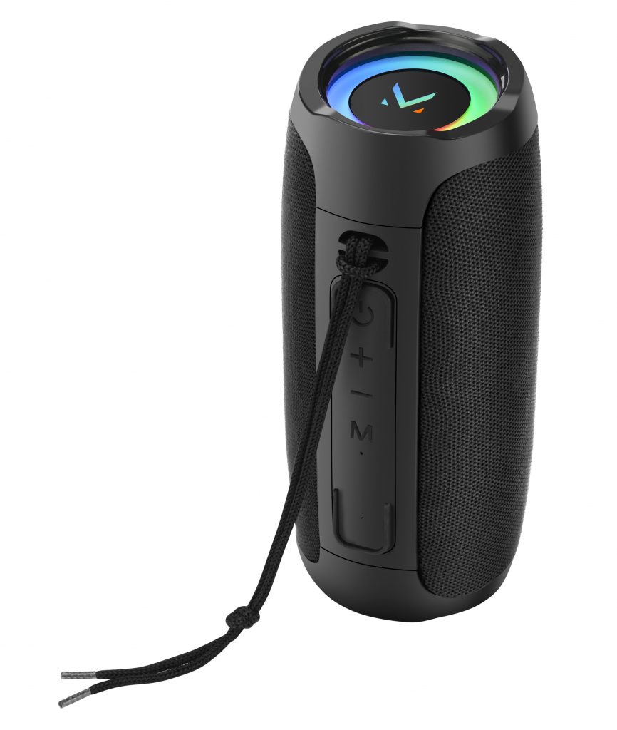 Majestic Flash Nero Mini Speaker Ricaricabile 14W con Illuminazione
