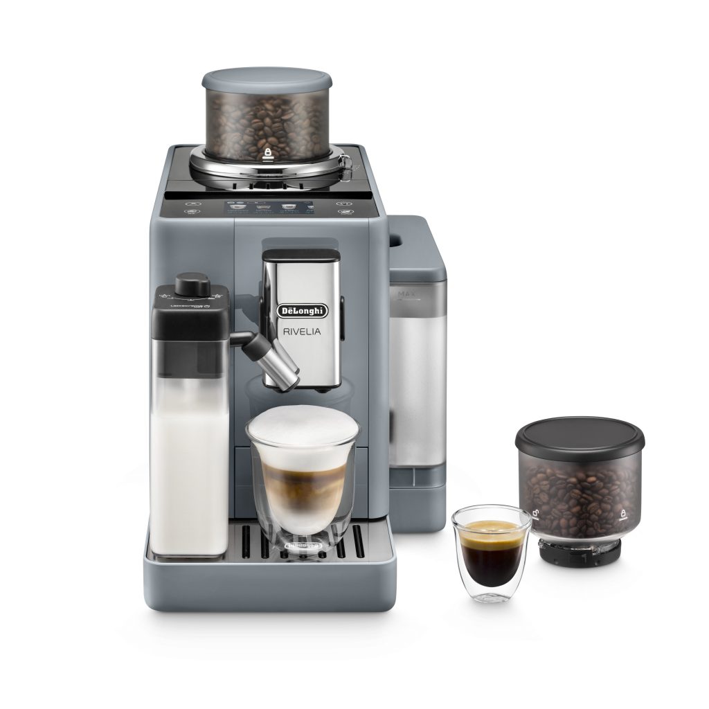De Longhi Rivelia EXAM44055G Grey Macchina Caffe Automatica