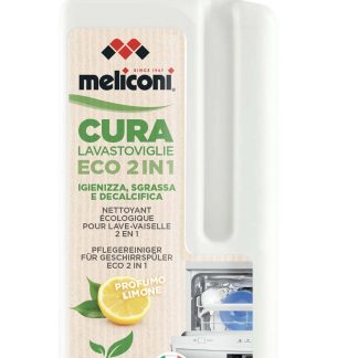 Meliconi Eco 2 in 1 Cura Lavastoviglie Liquido 2x250Ml