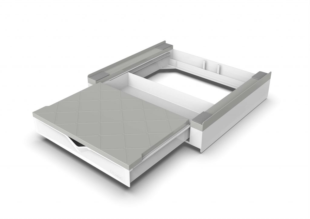 Meliconi 656123 Kit Di Sovrapposizione Torre Duo Accessori Asciugatrici