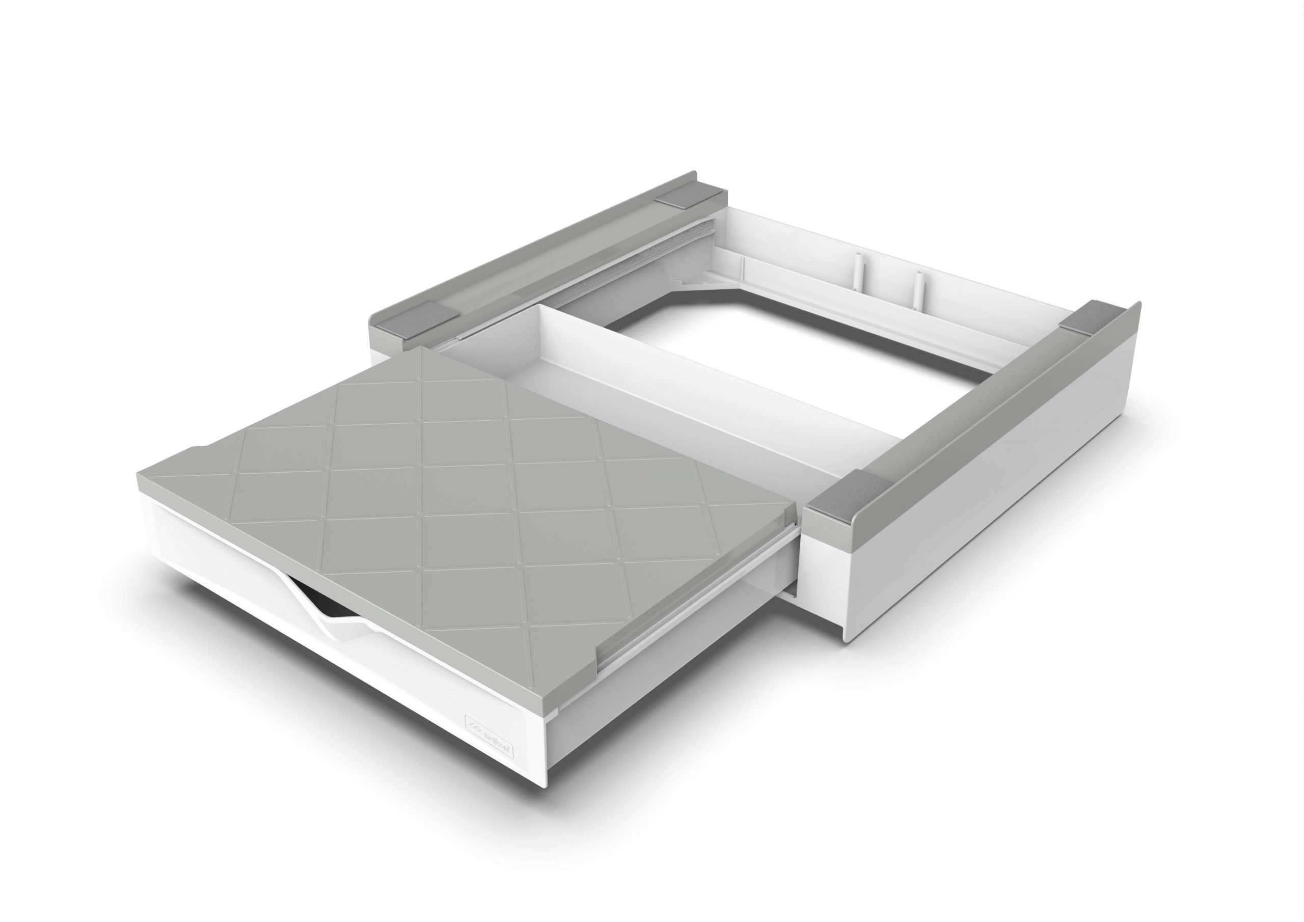 Meliconi 656123 Kit Di Sovrapposizione Torre Duo Accessori Asciugatrici