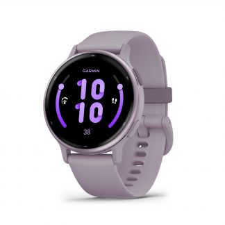 Garmin Vivoactive 5 Orchid Metallic Smartwatch GPS Wi-Fi Cinturino in Silicone