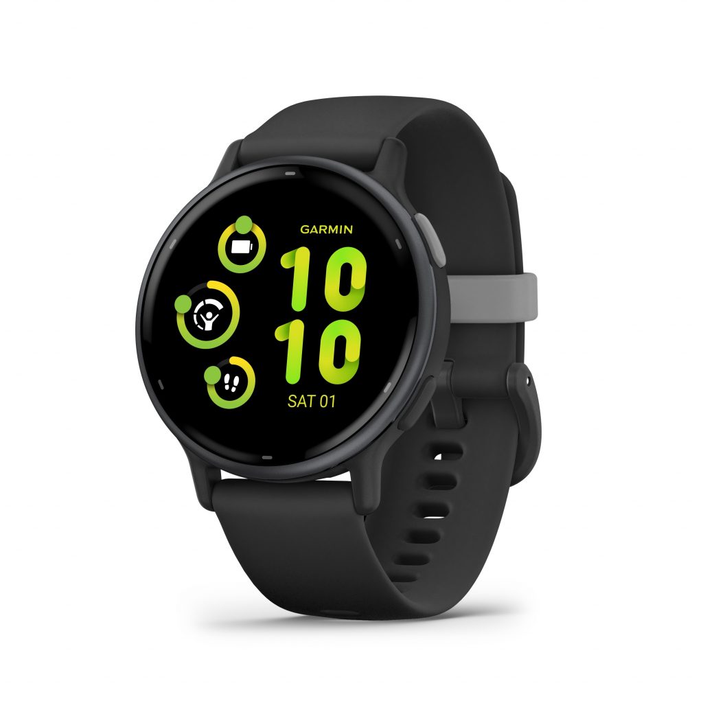 Garmin Vivoactive 5 Black-Slate Smartwatch GPS Wi-Fi Cinturino in Silicone