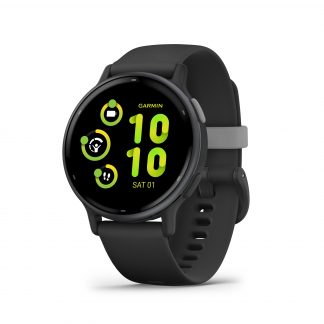 Garmin Vivoactive 5 Black-Slate Smartwatch GPS Wi-Fi Cinturino in Silicone