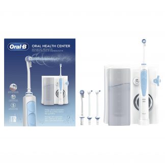 Oral-B Healt Center Idropulsore con 2 Beccucci Oxyjet 2 Beccucci con Getto Acqua