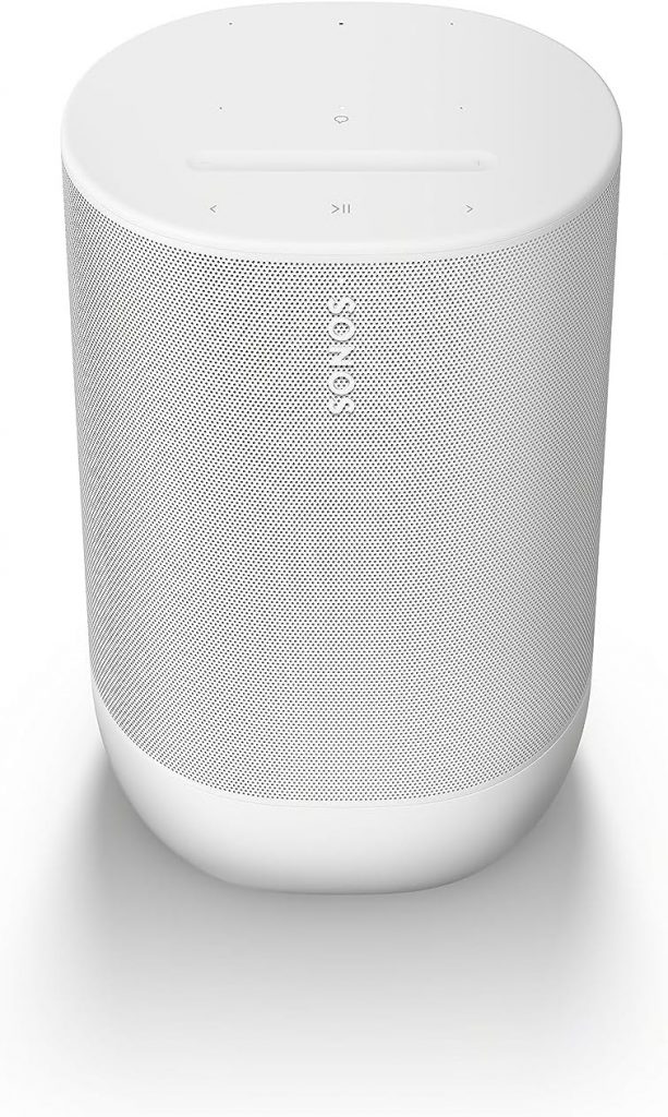 Sonos Move 2 White Smart Speaker Wi-Fi con Controllo Vocale