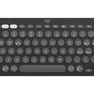 Logitech Pebble Keys 2 K380S Grafite Tastiera Bluetooth