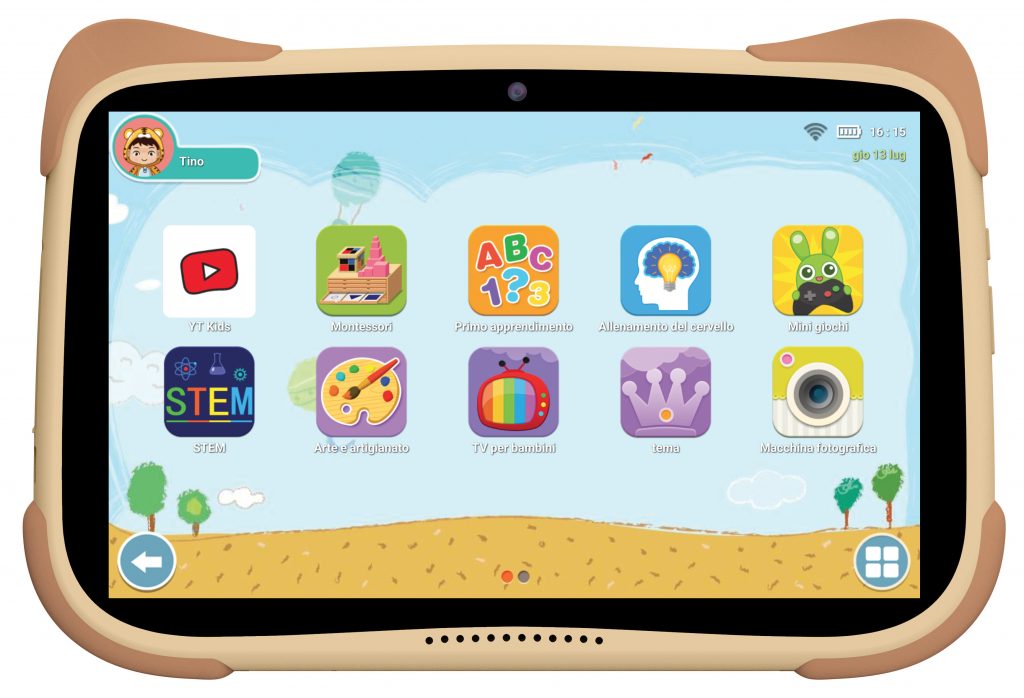 Mediacom Smart Kid 8 Pollici Tablet A53 3GB 32GB Wi-Fi