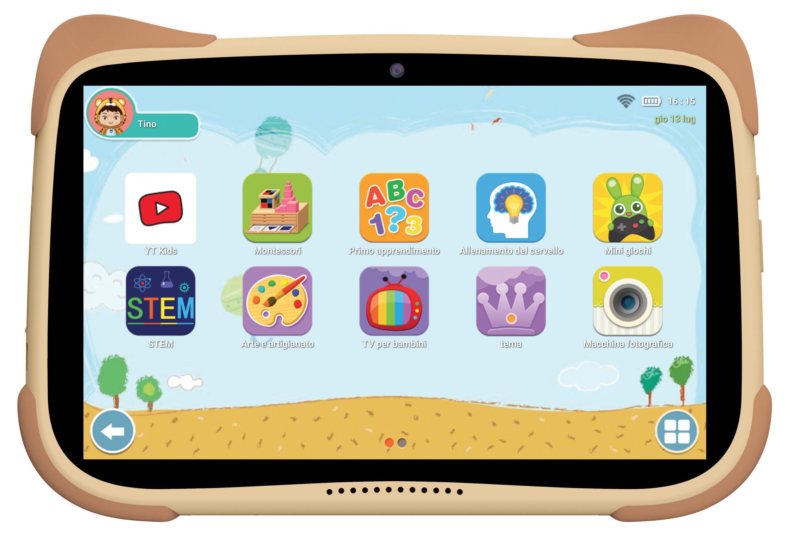 Mediacom Smart Kid 8 Pollici Tablet A53 3GB 32GB Wi-Fi