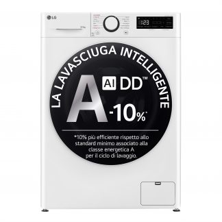 LG D2R5S09TSWW Lavasciuga 9Kg 1200Giri
