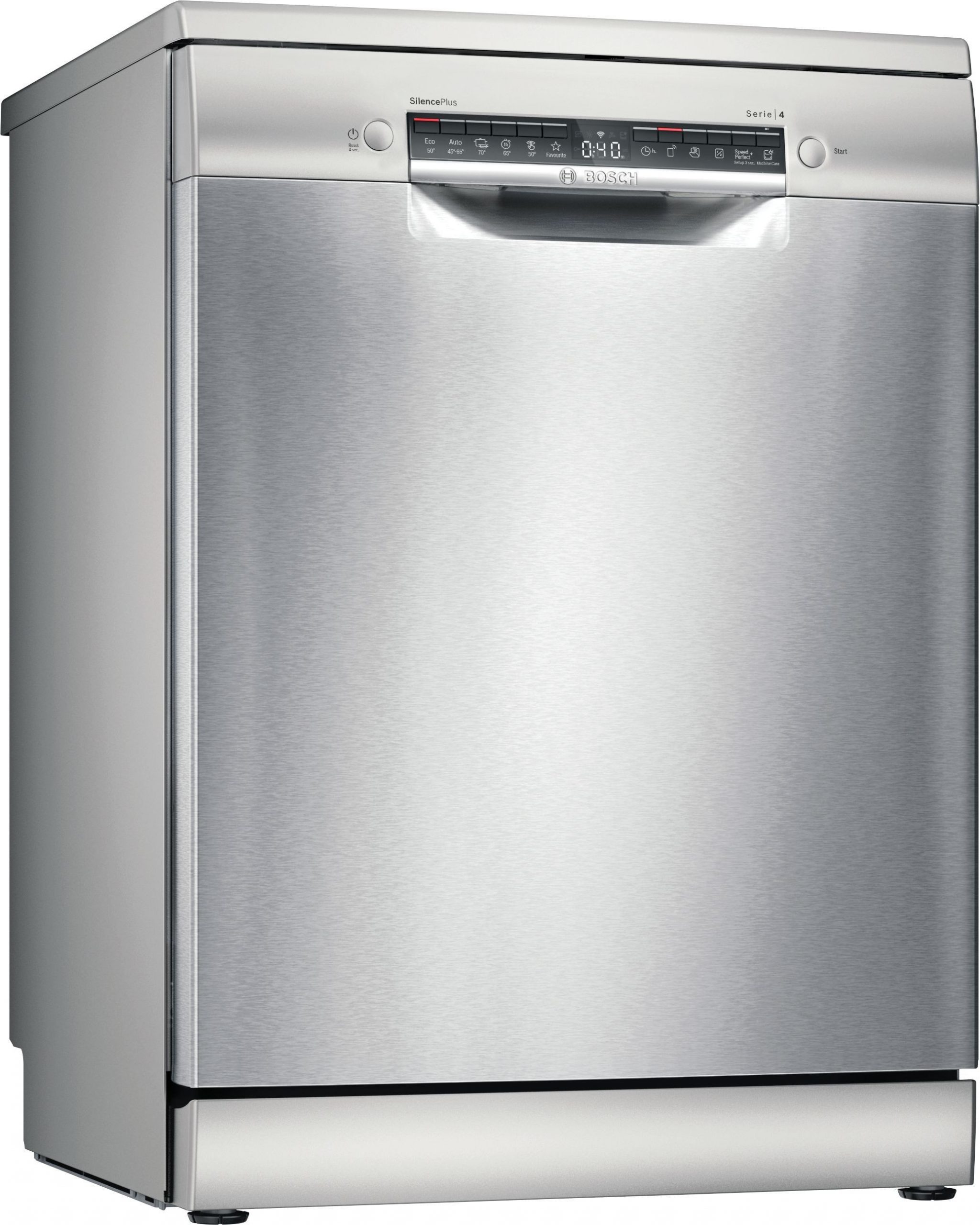 Bosch SMS4EMI06E Inox Lavastoviglie 14 Coperti Wi-Fi con 3 Cesti