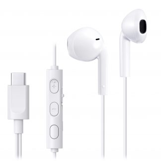 JVC HAFR17UCWU Bianco Cuffie Auricolari a Filo USB-C con Telecomando