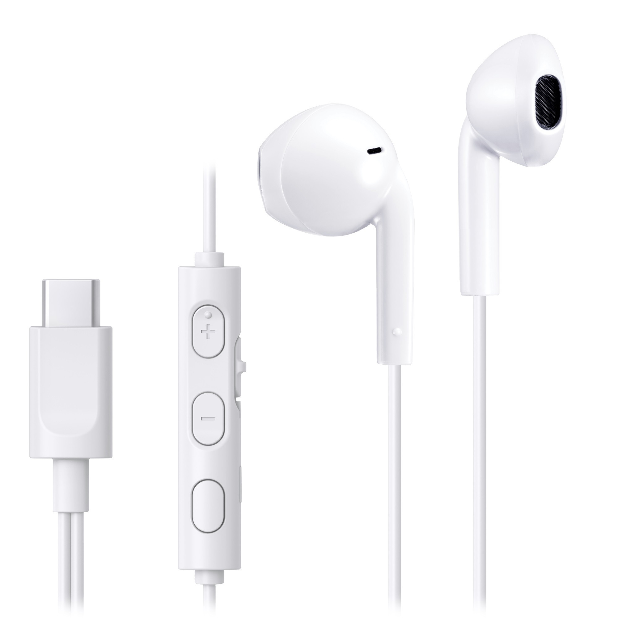 JVC HAFR17UCWU Bianco Cuffie Auricolari a Filo USB-C con Telecomando