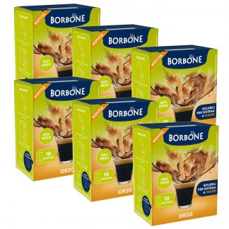Caffe Borbone Stick Orzo 6 Confezioni 10 Bustine Preparato per Orzo